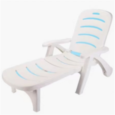 수영장 썬베드 선배드 펜션 여름 야외용 비치 플라스틱 의자, 테이블 1개