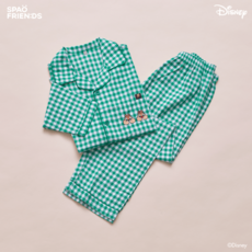 스파오체크잠옷