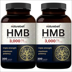 네이처벨 hmb 3000mg 300캡슐 2팩 세트, 2개, 300정