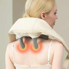 에코너 무선 목 어깨 온열 롤링 안마기 마사지기 M10