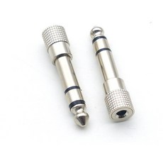 6.3플러그2극총알잭커넥터헤드폰오디오