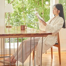 올데이로브 극세사 샤워가운, 그레이