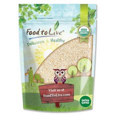 유기농 귀리 브랜 1.8kg(4파운드) - GMO 프리 코셔 생 비건 벌크 고섬유 핫 시리얼 고단백질 가공 미국 제품