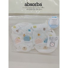 압소바해피랜드 여름용 버디 뱀부 손싸개+발싸개 세트 AWB-11202