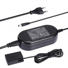 Smartpow 카메라 AC 어댑터 전원 어댑터 전원 어댑터 DC 커플러 DR-E18 포함 Canon EOS 750D Kiss X8i T6i 7, 단일상품