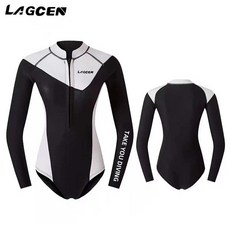 LAGCEN/방한잠수복여2.5MM심플바디수트수영복잠수서핑세트