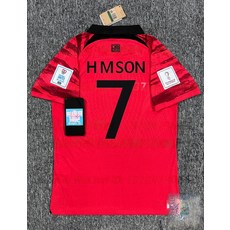 레플리카 대한민국 2022 홈 어센틱 유니폼 반팔 한국 손흥민 이강인 김민재