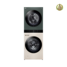  LG전자 오브제 컬렉션 워시타워 세탁 24kg 건조기 16kg 방문설치, W16EG, 네이처 그린 + 네이처 베이지 