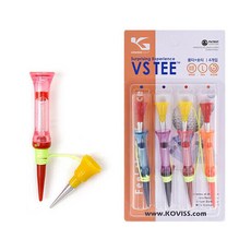  코비스 스프링티 골프티세트 4종 VSTEE VS101-7 76mm, 단품 