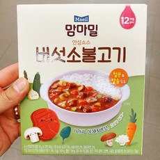 매일 맘마밀 안심소스 버섯소불고기 80g x 2입, 2개 - 맘마밀소스