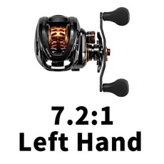 4점대베이트릴RF100 160g 베이트 캐스팅 낚시 릴 바닷물 7 + 1BB 9KG 최대 드래그 7.2:1 드래그 리모콘 BF, 7.2 Left_8_Other