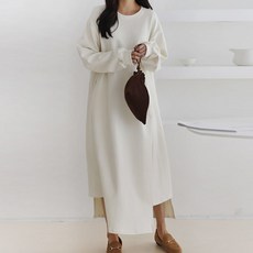 마일리지 언발절개맨투맨원피스 20AOP025