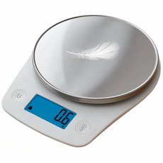 조빈니타 초정밀 0.1g 측정 디지털 주방 저울, TCD-01K, 화이트, 1kg - 금0.1g