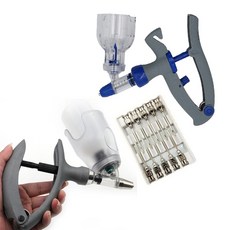 수의용 자동 연속 주사기 동물 주사 조절식 백신 가축 돼지 소 양용 1 ml/2 ml/5 ml, 01 type1, 02 2ml, 1개