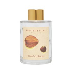 센티멘탈 S시리즈 실내디퓨저 샌달우드 120ml 대용량 천연 화장실 욕실 실내방향제 디퓨저, 단품