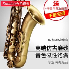 색소폰 연습용 가정용 초보용 색소폰 연습용 가정용 프랑스어 Randolph 테너 색소폰