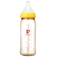 더블하트 소프트터치 모유실감 PPSU 젖병, 오렌지, 240ml
