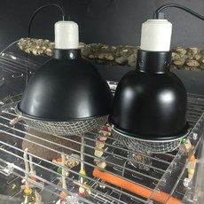 조류 월동준비 새장 난로 앵무새 난방 온열 횟대 히터 겨울 닭산란통 병아리 보온 닭키우기, 라지전등커버+세라믹난로+온도조절기 1set