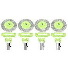 Drfeify RC 브레이크 디스크 4Pcs 시뮬레이션 금속 RC 자동차 휠 브레이크 디스크 RC 액세서리 Traxxas T, 녹색_One Size, 녹색_One Size, 녹색