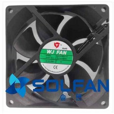 솔팬 ﻿WJB29225ECS-35 AC110~220V FAN EC팬 92mm 사이즈 / WJ팬 / 92MM X 25MM 사이즈 / 3500RPM / MADE IN CHINA, WJB29225ECS-35 AC 90~220V, 1개 - 3500x