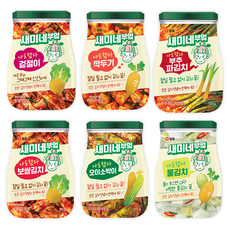 새미네부엌 김치양념 6종, 1세트, 670g