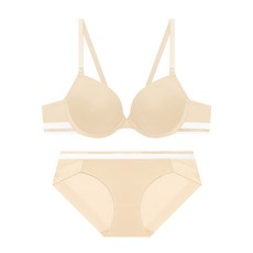 코데즈컴바인이너웨어 와이드 투톤밴드 아스킨 브라팬티세트_스킨