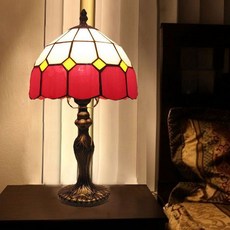 스테인그라스8인치바로크led조명침실무드등