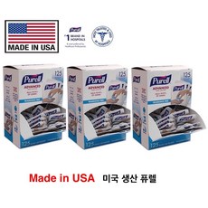 Made in USA 미국생산품! 퓨렐 일회용 125개 X 3박스