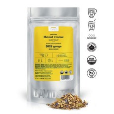 [미국직구]DAVIDsTEA 오가닉 스 로트 구조 루스 리프 티 인후통위한 뿌리 민트 프리미엄 수딩 허브 차 2oz 50g, 선택, 상세설명참조