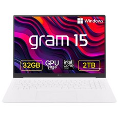 LG전자 2024 그램 15 코어Ultra7 에센스 화이트 512GB 32GB WIN11 Home 15Z90S-GD79K, SSD 1TB 추가, WINDOWS 11, 에센스화이트