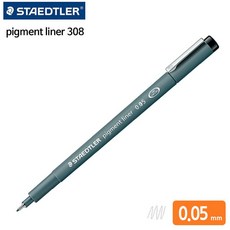 ZBZ933468308 피그먼트 라이너 0.05mm 1다스 10개입 싸인펜, 단일색상