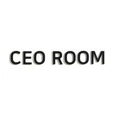 스튜디오투명 화장실 표지판, CEO ROOM, 1개