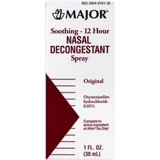 MAJOR 비강분해 펌프 미스트 스프레이 12h 옥시메타졸린 HCL 0.05% 30ml, 1개