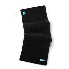 FACE 페이스SOFT 소프트 친환경 운동용 체육관 타월 - 부드럽고 흡수력이 좋은 면 운동 합성 극세사 또는 플라스틱 없음 체육관 피트니스 스포츠 요가용 스웨트 블랙 1