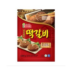 롯데햄 떡갈비 남도별미 떡갈비1kg 아이스포장무료, 1개, 1kg