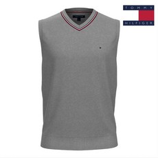 타미힐피거 남성 잭슨 V넥 스웨터 조끼 Tommy Hilfiger