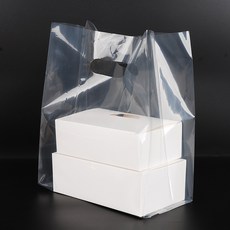 월드몰 PE 투명 무지 비닐쇼핑백 중 1000개 1박스 23 x 12 x 35 cm, 1개
