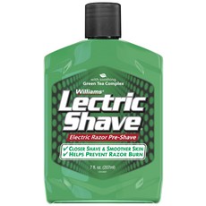 Williams Lectric Shave Electric Razor Pre-Shave 7 Ounce Williams Lectric Shave 전기 면도기 프리쉐이브 7온스, 1개, 207.02ml