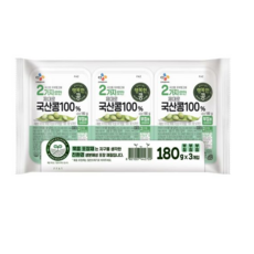 행복한콩 2가지로만 국산콩두부 부침용180gX3, 1개, 540g