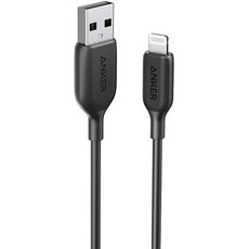 앤커 (Anker) A8812011 Anker PowerLine III 라이트닝 USB 케이블 09m 블랙, 단일
