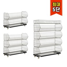 편리한 접이식 상품 철망 진열 상품 매대 진열대 매대 단수조절식 1분설치, 1개