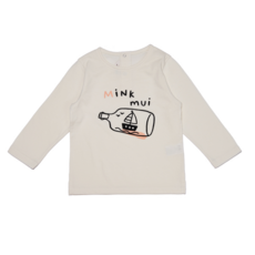 [밍크뮤(P)] [밍크뮤][밍크뮤]모노드로잉티셔츠 (32215-330-01)