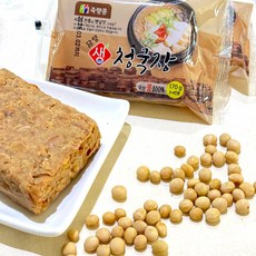 담양 생 청국장 국산콩 죽향콩 냄새없는 전통 청국장 국내산, 170g, 12개