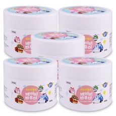 로보카폴리 베이비파우더 100g 5개 무석면 아기파우더 엉덩이분