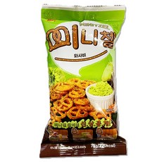 미니첼 와사비 프레첼 스낵 75g, 2개