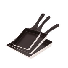 셰프라인 쵸코크림 IH 인덕션 사각팬 계란말이팬, 1개, 26cm