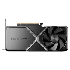 NVIDIA - 지포스 RTX 4070 슈퍼 12GB GDDR6X 그래픽 카드 - 티타늄/블랙