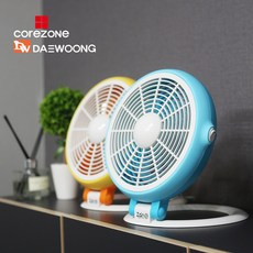 대웅 자인 접이식 탁상용선풍기 CZ-T0522, 민트