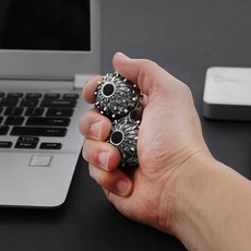  호두말고 피젯볼 지압 마사지볼 알루미늄 땅콩 마사지볼 스트레스해소 집중력 향상 키덜트 장난감, 없음 
