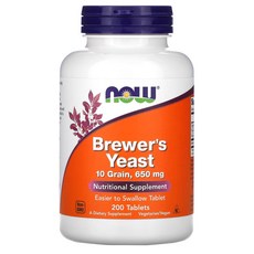나우푸드 맥주효모 Brewer's Yeast 200개입 브루어스이스트, 1개, 200정